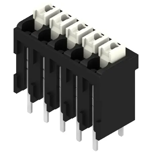 Leiterplattenklemme, 5-polig, RM 3.5 mm, 0,13-1,5 mm², 10 A, Federklemmanschluss, schwarz, 1825670000 Sofort Bestellen