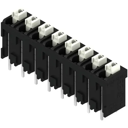 Sale Leiterplattenklemme, 8-polig, RM 5.08 mm, 0,13-1,5 mm², 15 A, Federklemmanschluss, schwarz, 1826120000
