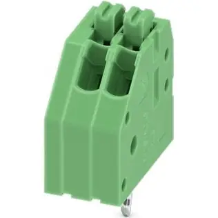 Aktuell Leiterplattenklemme, 2-polig, RM 2.5 mm, 0,14-0,5 mm², 2 A, Federklemmanschluss, grün, 1990009