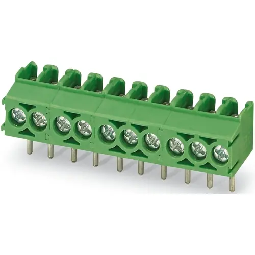 Nur Heute Leiterplattenklemme, 7-polig, RM 3.5 mm, 0,2-1,5 mm², 17.5 A, Schraubanschluss, grün, 1984811