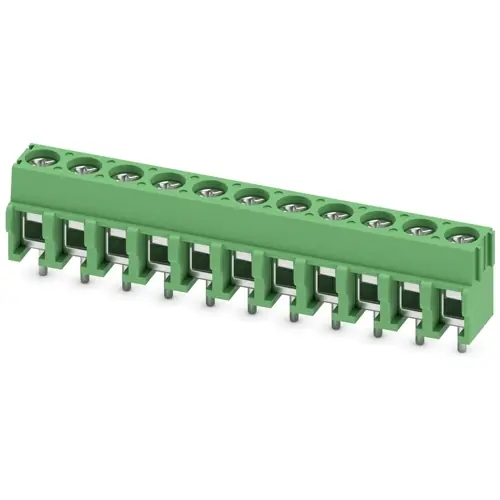 Kostenloser Rückversand Leiterplattenklemme, 11-polig, RM 5 mm, 0,2-2,5 mm², 17.5 A, Schraubanschluss, grün, 1935255