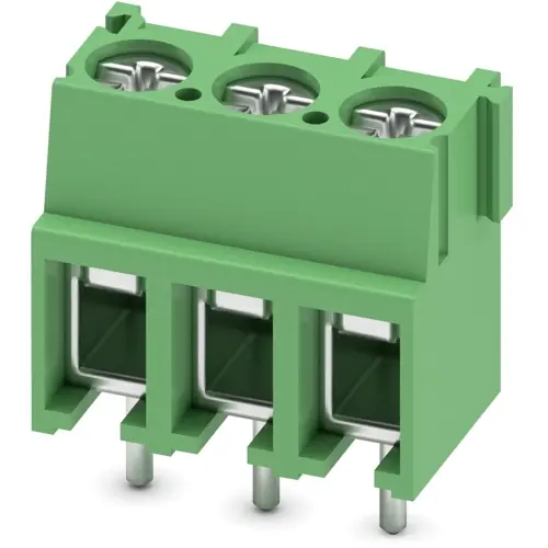 Leiterplattenklemme, 3-polig, RM 5 mm, 0,5-4,0 mm², 32 A, Schraubanschluss, grün, 1935789 Sale