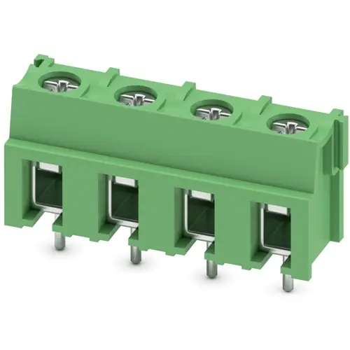 Leiterplattenklemme, 4-polig, RM 7.5 mm, 0,5-4,0 mm², 32 A, Schraubanschluss, grün, 1988121 Must-Have