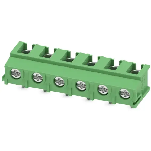 Echt Leiterplattenklemme, 6-polig, RM 7.5 mm, 0,5-4,0 mm², 32 A, Schraubanschluss, grün, 1987999