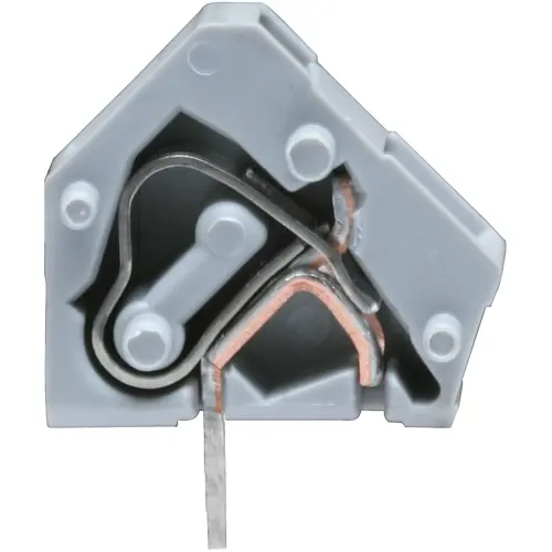 Direkt Vom Hersteller Leiterplattenklemme, 1-polig, RM 5 mm, 0,08-2,5 mm², 24 A, Käfigklemme, grau, 236-101