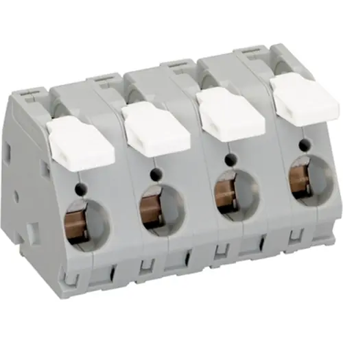 Leiterplattenklemme, 2-polig, RM 15 mm, 1,5-16 mm², 76 A, Käfigklemme, grau, 2716-202 Mega-Angebot