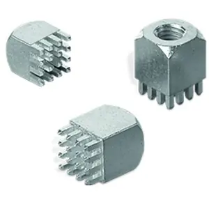 Aktuell Leiterplattenklemme, 25-polig, RM 2.54 mm, 250 A, Press-fit, metall, 7461099