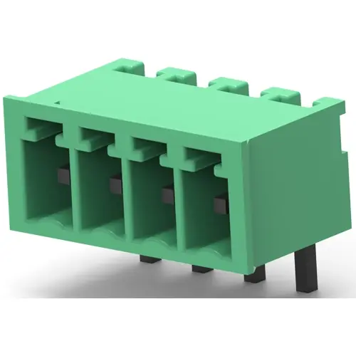 Leiterplattenklemme, 10-polig, RM 3.5 mm, 0,05-2,0 mm², 11 A, Stift, grün, 1-284512-0 Bestseller