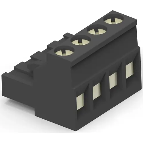 Nur Heute Leiterplattenklemme, 16-polig, RM 5.08 mm, 0,05-3,0 mm², 15 A, Schraubanschluss, schwarz, 1-796635-6