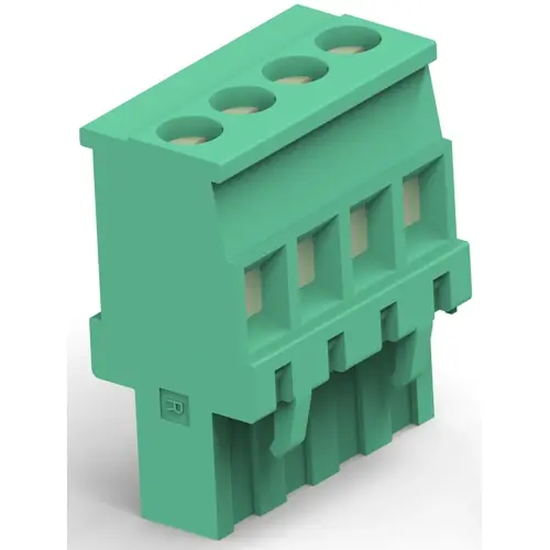 Echt Leiterplattenklemme, 2-polig, RM 5 mm, 0,05-3,0 mm², 15 A, Schraubanschluss, grün, 284046-2