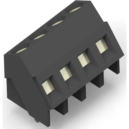 Direktkauf Leiterplattenklemme, 3-polig, RM 5.08 mm, 0,05-3,0 mm², 17.5 A, Schraubanschluss, schwarz, 1546074-3