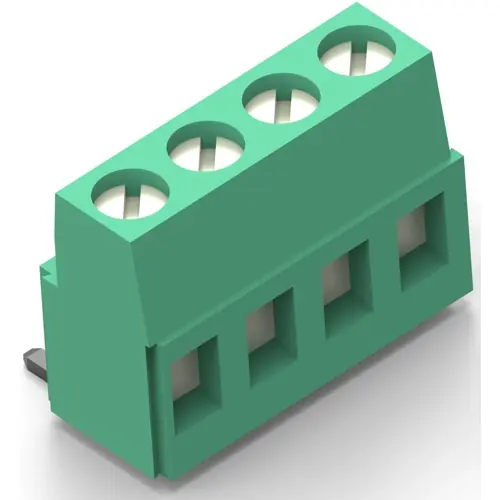 Leiterplattenklemme, 5-polig, RM 5.08 mm, 0,05-3,0 mm², 17.5 A, Schraubanschluss, grün, 282851-5 Garantierte Lieferung