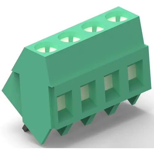 Leiterplattenklemme, 6-polig, RM 5.08 mm, 0,05-3,0 mm², 17.5 A, Schraubanschluss, grün, 282847-6 Garantierte Lieferung