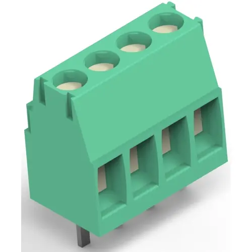 Leiterplattenklemme, 2-polig, RM 3.5 mm, 0,05-2,0 mm², 12 A, Schraubanschluss, grün, 284391-2 Kracherpreis