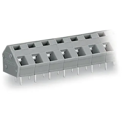 Leiterplattenklemme, 16-polig, RM 7.5 mm, 0,08-2,5 mm², 24 A, Käfigklemme, grau, 236-516/332-000 Kostenfreie Lieferung