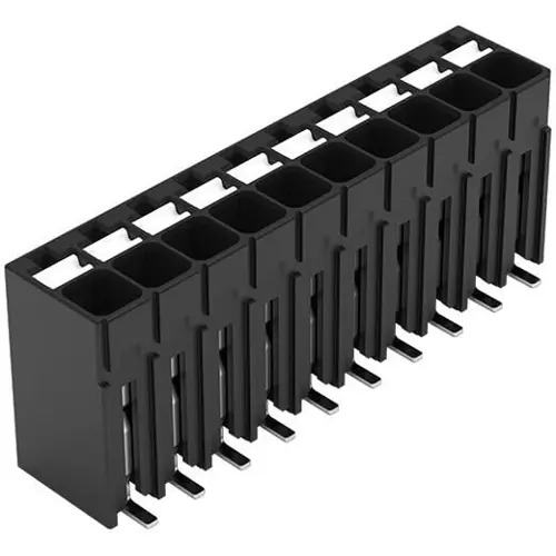 Heißes Angebot Leiterplattenklemme, 10-polig, RM 3.5 mm, 0,14-1,5 mm², 17.5 A, Push-in Käfigklemme, schwarz, 2086-1110/700-000/997-607
