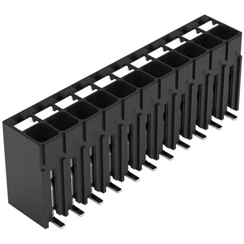 Leiterplattenklemme, 11-polig, RM 3.5 mm, 0,14-1,5 mm², 17.5 A, Push-in Käfigklemme, schwarz, 2086-1111/700-000/997-607 Jetzt Kaufen