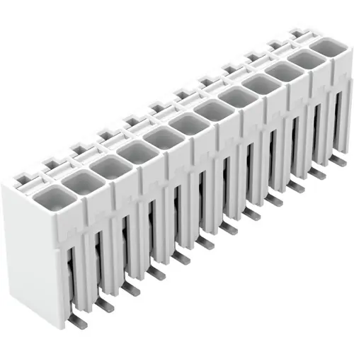 Finale Aktion Leiterplattenklemme, 12-polig, RM 3.5 mm, 0,14-1,5 mm², 17.5 A, Push-in Käfigklemme, weiß, 2086-1112/700-650/997-607