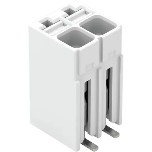 Saisonangebot Leiterplattenklemme, 2-polig, RM 3.5 mm, 0,14-1,5 mm², 17.5 A, Push-in Käfigklemme, weiß, 2086-1102/700-650/997-604