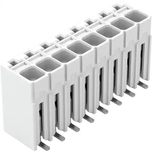 Online Kaufen Leiterplattenklemme, 8-polig, RM 3.5 mm, 0,14-1,5 mm², 17.5 A, Push-in Käfigklemme, weiß, 2086-1108/700-650/997-607