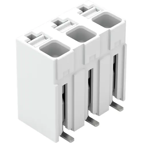 Leiterplattenklemme, 3-polig, RM 5 mm, 0,14-1,5 mm², 17.5 A, Push-in Käfigklemme, weiß, 2086-3103/700-650/997-605 Sale