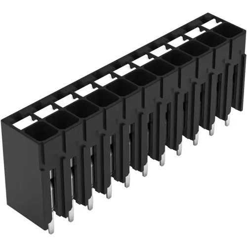Sonderangebot Leiterplattenklemme, 11-polig, RM 3.5 mm, 0,14-1,5 mm², 17.5 A, Push-in Käfigklemme, schwarz, 2086-1111