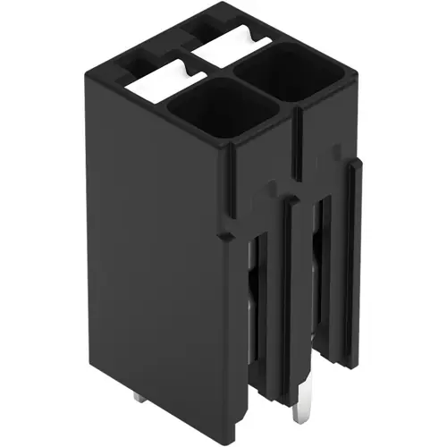 Leiterplattenklemme, 2-polig, RM 3.5 mm, 0,14-1,5 mm², 17.5 A, Push-in Käfigklemme, schwarz, 2086-1122 Bestpreis