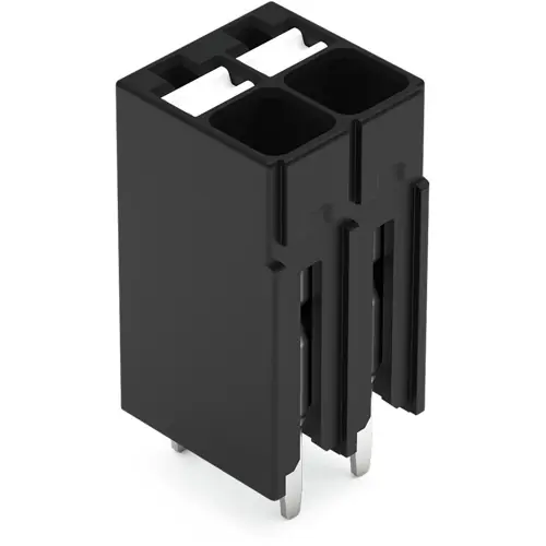 Expressversand Leiterplattenklemme, 2-polig, RM 3.5 mm, 0,14-1,5 mm², 17.5 A, Push-in Käfigklemme, schwarz, 2086-1102/300-000