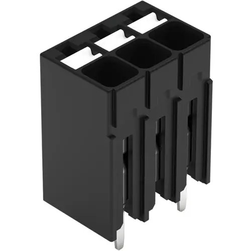 Leiterplattenklemme, 3-polig, RM 3.5 mm, 0,14-1,5 mm², 17.5 A, Push-in Käfigklemme, schwarz, 2086-1123/300-000 Sofort Bestellen