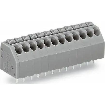 Leiterplattenklemme, 17-polig, RM 3.5 mm, 0,2-1,5 mm², 8 A, Push-in Käfigklemme, blau, 250-117/000-006 Nur Für Kurze Zeit