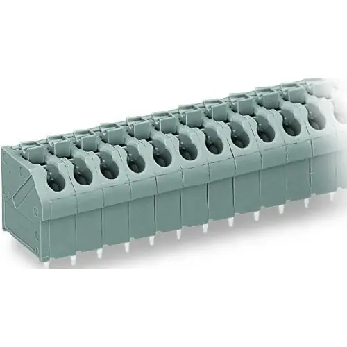 Direktkauf Leiterplattenklemme, 2-polig, RM 5 mm, 0,5-1,5 mm², 17.5 A, Push-in Käfigklemme, orange, 250-502/000-012