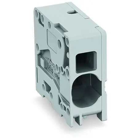 Leiterplattenklemme, 1-polig, RM 10 mm, 0,75-16 mm², 76 A, Push-in Käfigklemme, grün-gelb, 2636-1101/000-016 Markenware