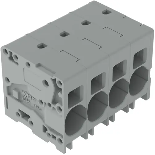 Top-Angebot Leiterplattenklemme, 4-polig, RM 10 mm, 0,75-16 mm², 76 A, Push-in Käfigklemme, schwarz, 2636-1104/020-004