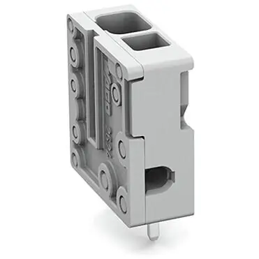 Ausverkauf Leiterplattenklemme, 1-polig, RM 5 mm, 0,2-6,0 mm², 41 A, Push-in Käfigklemme, blau, 2624-3101/000-006