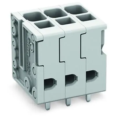 Leiterplattenklemme, 2-polig, RM 5 mm, 0,2-6,0 mm², 41 A, Push-in Käfigklemme, schwarz, 2624-3102/000-004 Aktuell