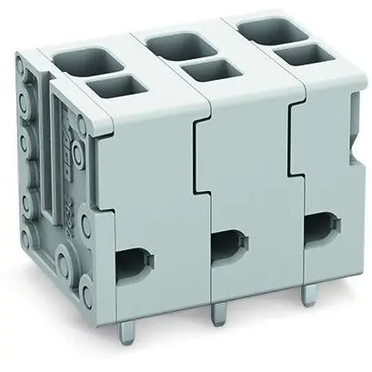 Letzte Chance Leiterplattenklemme, 2-polig, RM 7.5 mm, 0,2-6,0 mm², 41 A, Push-in Käfigklemme, schwarz, 2624-3302/000-004