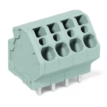 Top-Seller Leiterplattenklemme, 7-polig, RM 5 mm, 0,08-4,0 mm², 32 A, Käfigklemme, grau, 745-3107