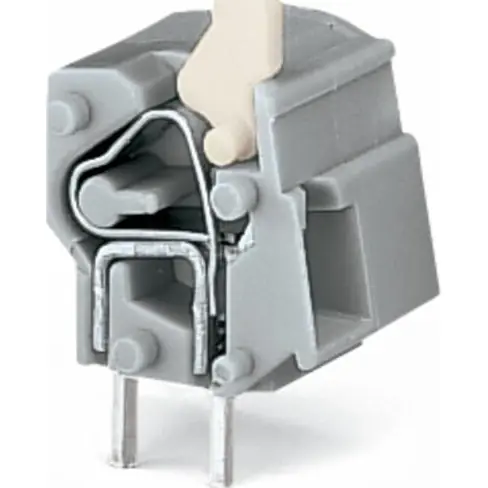 Finale Aktion Leiterplattenklemme, 1-polig, RM 10 mm, 0,08-2,5 mm², 24 A, Käfigklemme, rot, 257-860