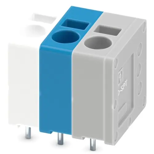 Leiterplattenklemme, 3-polig, RM 5 mm, 2,5 mm², 24 A, Push-in Federanschluss, 1548363 Sale