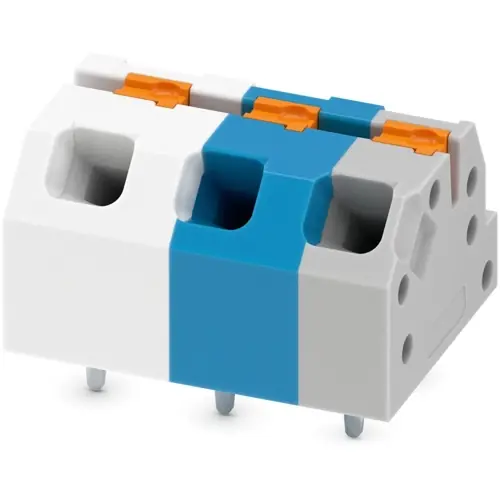 Neu Leiterplattenklemme, 3-polig, RM 5 mm, 1,5 mm², 16 A, Push-in Federanschluss, 1548368