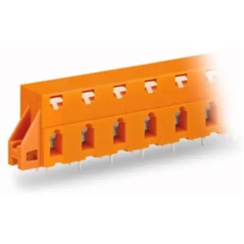 Top-Angebot Leiterplattenklemme, 5-polig, RM 10.16 mm, 0,08-2,5 mm², 16 A, Käfigklemme, orange, 741-625