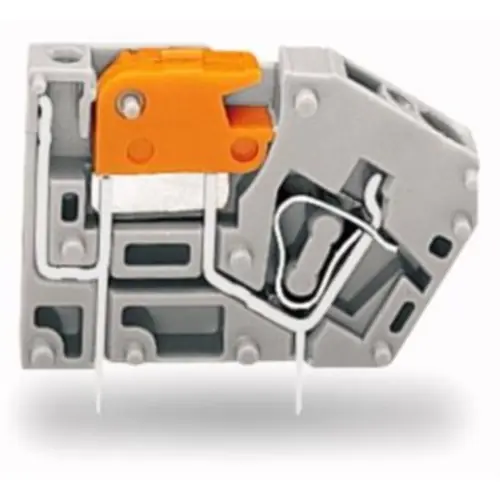 Leiterplattenklemme, 1-polig, RM 5 mm, 0,08-2,5 mm², 16 A, Käfigklemme, grau, 742-101 Sonderaktion