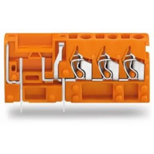 Leiterplattenklemme, 1-polig, RM 5.08 mm, 0,08-2,5 mm², 16 A, Käfigklemme, orange, 742-168 Abverkauf