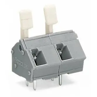 Leiterplattenklemme, 4-polig, RM 10 mm, 0,08-2,5 mm², 24 A, Käfigklemme, grau, 256-604/333-000 Preis Gesenkt