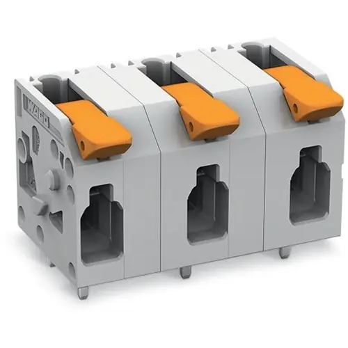 Leiterplattenklemme, 2-polig, RM 11.5 mm, 0,2-4,0 mm², 32 A, Push-in Käfigklemme, blau, 2604-1502/000-006 Kostenloser Versand