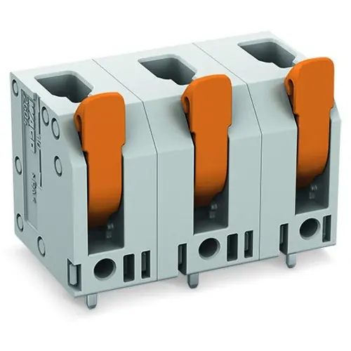 Kostenloser Rückversand Leiterplattenklemme, 1-polig, RM 5 mm, 0,2-4,0 mm², Push-in Käfigklemme, gelb/grün, 2604-3101/000-016