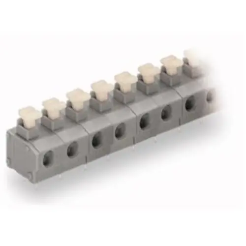Preis Gesenkt Leiterplattenklemme, 2-polig, RM 7.5 mm, 0,2-1,5 mm², 17.5 A, Push-in Käfigklemme, grau, 235-502/331-000