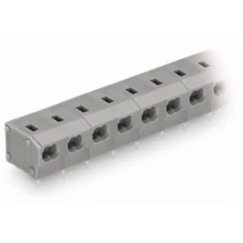 Leiterplattenklemme, 3-polig, RM 7.5 mm, 0,25-0,75 mm², 10 A, Push-in, grau, 235-553 Kracherpreis