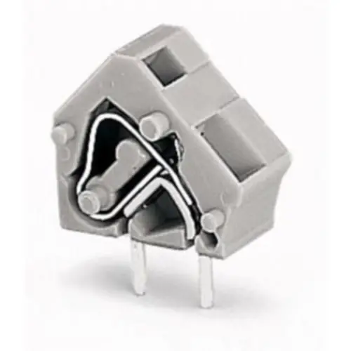 Leiterplattenklemme, 1-polig, RM 7.5 mm, 0,5-2,5 mm², 16 A, Käfigklemme, hellgrau, 236-753/332-000/999-950 Sofort Bestellen