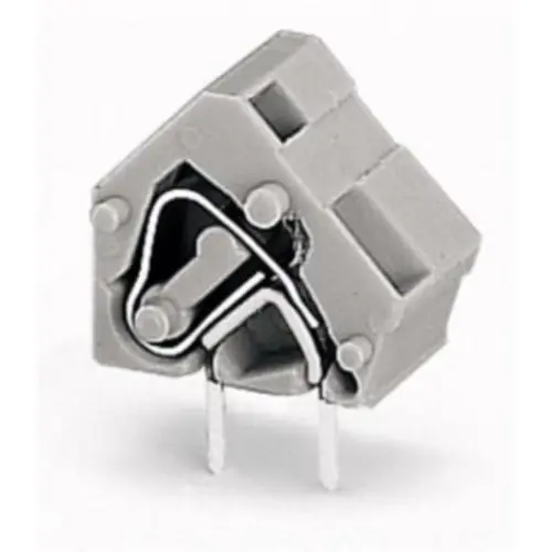 Letzte Chance Leiterplattenklemme, 1-polig, RM 10 mm, 0,08-2,5 mm², 24 A, Käfigklemme, schwarz, 236-856